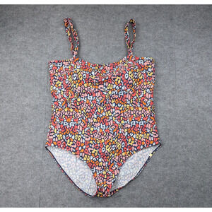 Summersalt One Piece Swimsuit Womens 22 Oasis Colorful Leopard Bathing Suit Tank